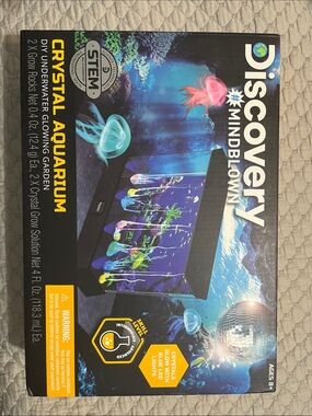 Discovery Crystal Aquarium Glow Kit - Blue, Black
